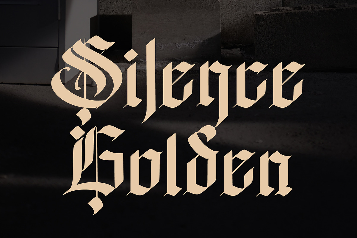 Yograde Gothic – Modern Blackletter, a Blackletter Font by Randi Irvan | Rvandtype (Photo 2 of 11)