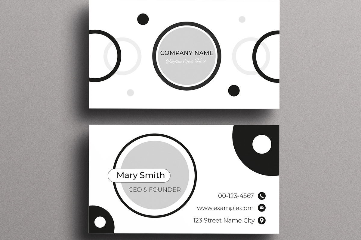 Business Card Template Design, a Business Card Template by MightyDesign (Photo 3 of 6)