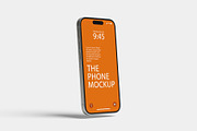 iPhone 15 Pro Mockup, an iPhone Mockup by Pexelcorner (Thumbnail 3 of 5)