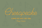 Chesapeake Script Font, a Script Font by Design Surplus (Thumbnail 1 of 4)