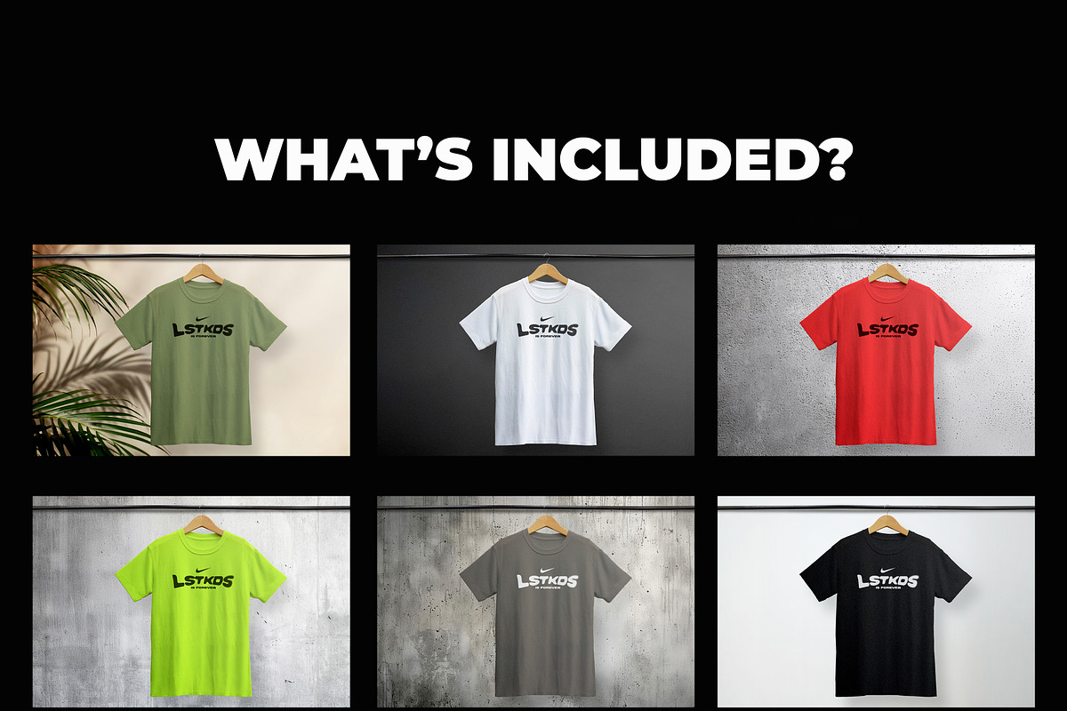 T-shirt Mock up Bundle, a Shirt Mockup by Lostkids (Photo 4 of 4)
