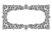 Vintage Rectangle Frame SVG Bundle, an Illustration by Designs_River (Thumbnail 11 of 31)