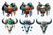 Western Cowgirl Sublimation Bundle, a Decorative Illustration by Bubble Pixel (Thumbnail 8 of 10)