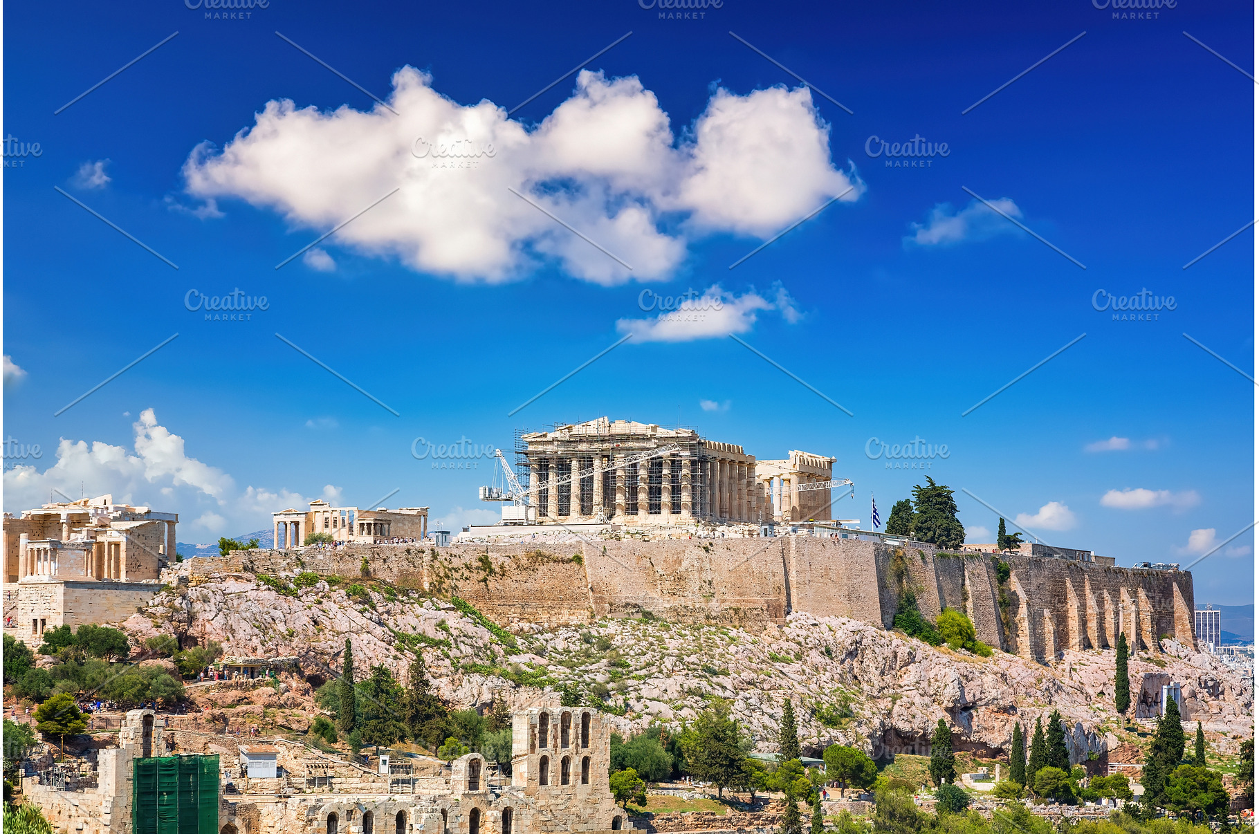 Parthenon in Acropolis of Athens, an Architecture Photo by sborisov