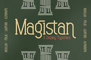 Magistan Modern Display Font, a Slab Serif Font by Storytype Studio (Thumbnail 5 of 15)