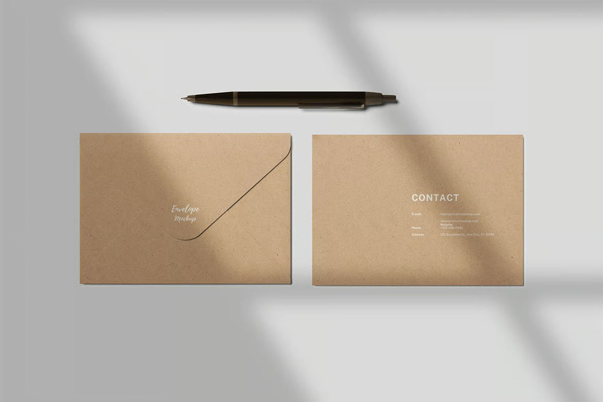A6 Postcard and Envelope Mockup, a Mockup by zpackcreative (Photo 5 of 6)