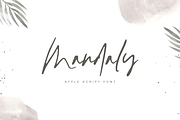 Mandaly, a Script Font by Alexander Tiunov (Thumbnail 1 of 6)
