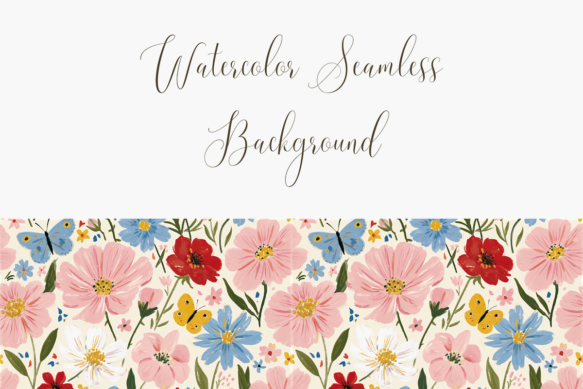 Seamless Cottage Garden Pattern, a Pattern Graphic by Pati Charm Studio (Photo 3 of 6)