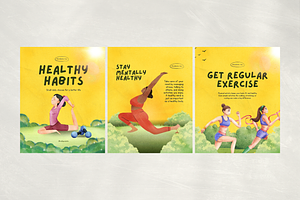 Canva Healthy Habits Carousel