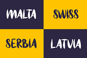 Smile Yellow - Display Font, a Handwritten Font by alifryanzulfikar (Thumbnail 4 of 8)