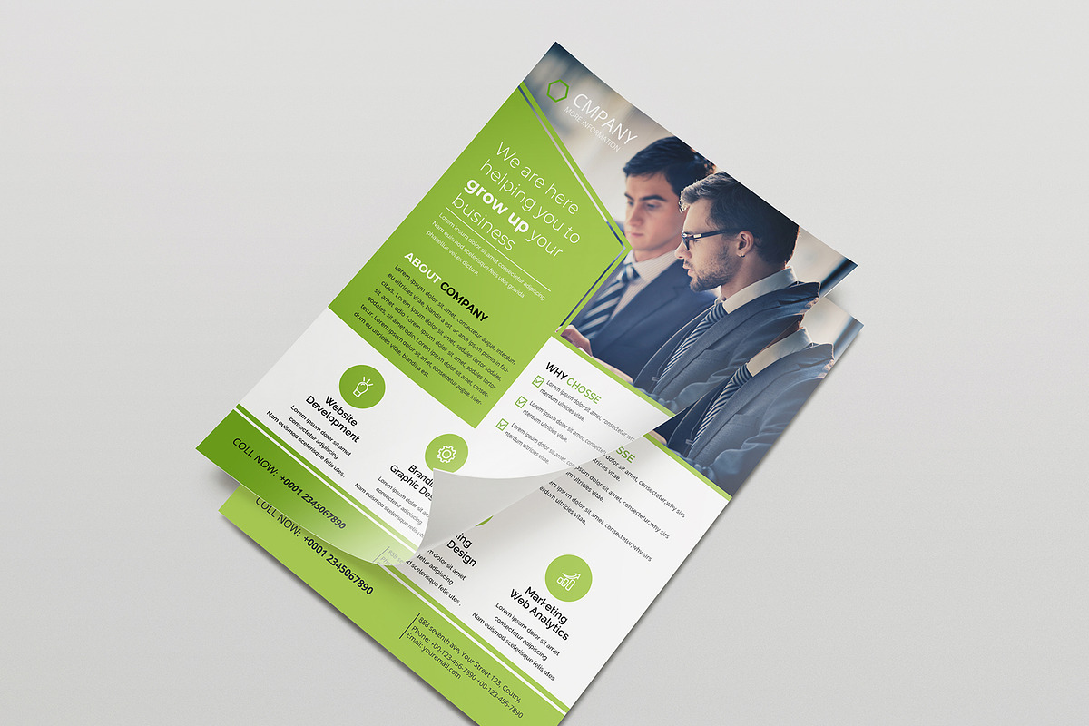 Business Flyer Template, a Flyer Template by Mazharul Islam (Photo 3 of 4)