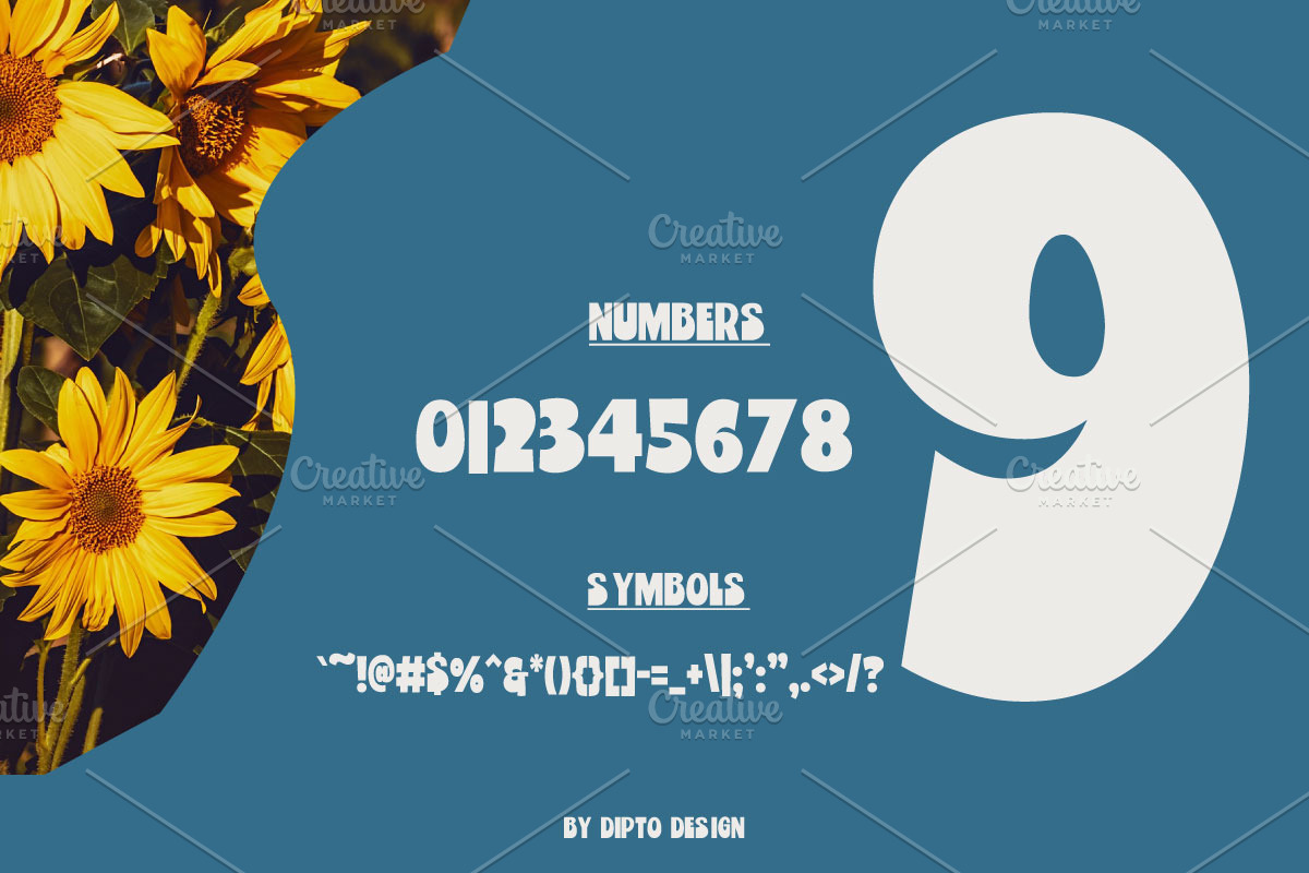 Triptik-Psychedelic Typeface, a Sans Serif Font by Dipto design (Photo 5 of 6)