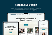 WorlGov - Organization Framer WebKit, a Landing Page Template by Agensip Design Agency (Thumbnail 7 of 10)