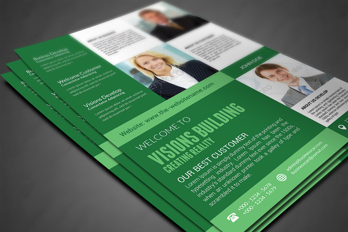 Business Planner Flyer Print Templat, a Flyer Template by AfzaalGraphics (Photo 3 of 4)