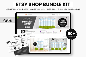 Etsy Digital Shop Skinny Tumblers