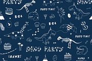 Dinosaur Party, a Pattern Graphic by GooseFrol (Thumbnail 10 of 10)