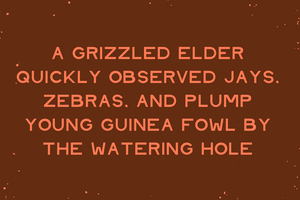 Bog | A Bold Hand Made Font, a Sans Serif Font by Liam MacSweeney's (Photo 4 of 6)