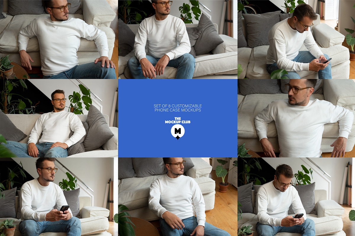 MALE SWEATSHIRT MOCKUPS, a Household Mockup by MCKP*ME (Photo 2 of 11)