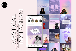 Witchy Instagram Canva Template