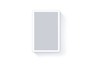 20 Minimalist & Flat Devices Mockups, an iPhone Mockup by Asylab (Thumbnail 51 of 97)