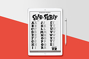 Slab-Serif Lettering Worksheet, a Brushes & More by studio.pancz (Thumbnail 3 of 4)