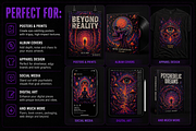 Psychedelic Dreams Prompt Pack, a Background Graphic by BeNone Designs (Thumbnail 4 of 4)