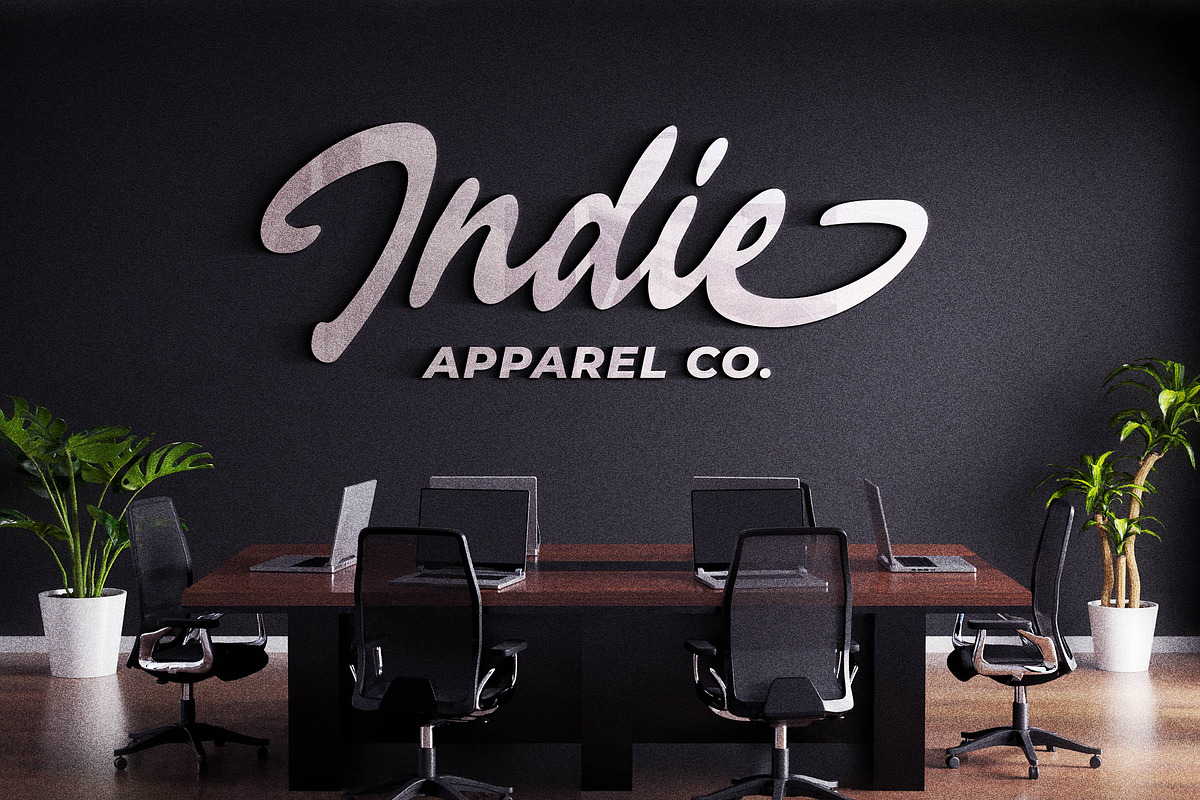 Inbadge a Branding Logotype Font, a Script Font by Blankids Studio (Photo 3 of 7)