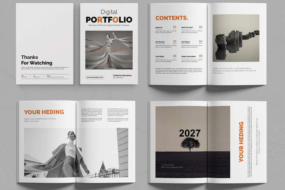 Digital Portfolio Template preview 2