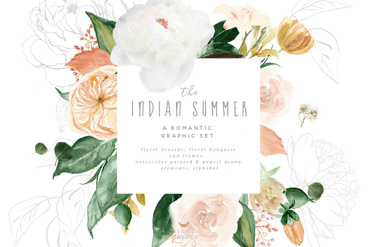 The Indian Summer - Autumnal Set, an Object Graphic by studioequinox (Photo 1 of 10)