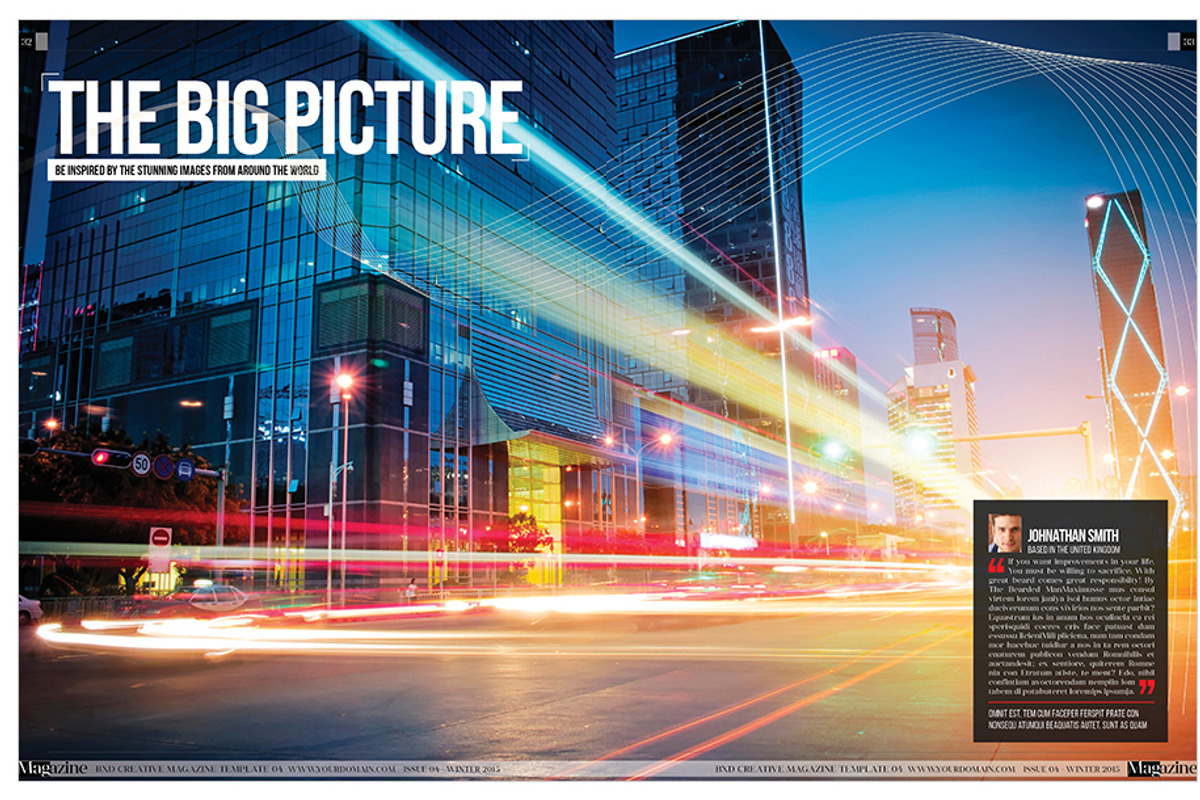 Magazine Template InDesign 04, a Magazine Template by Love Graphic Design (Photo 25 of 34)