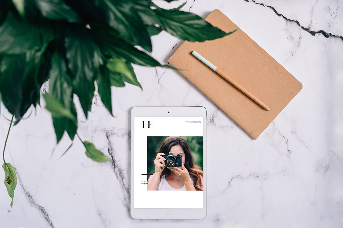 Minimal iPad Mockups, a Social Media Template by Brand Strategy Co. (Photo 2 of 5)