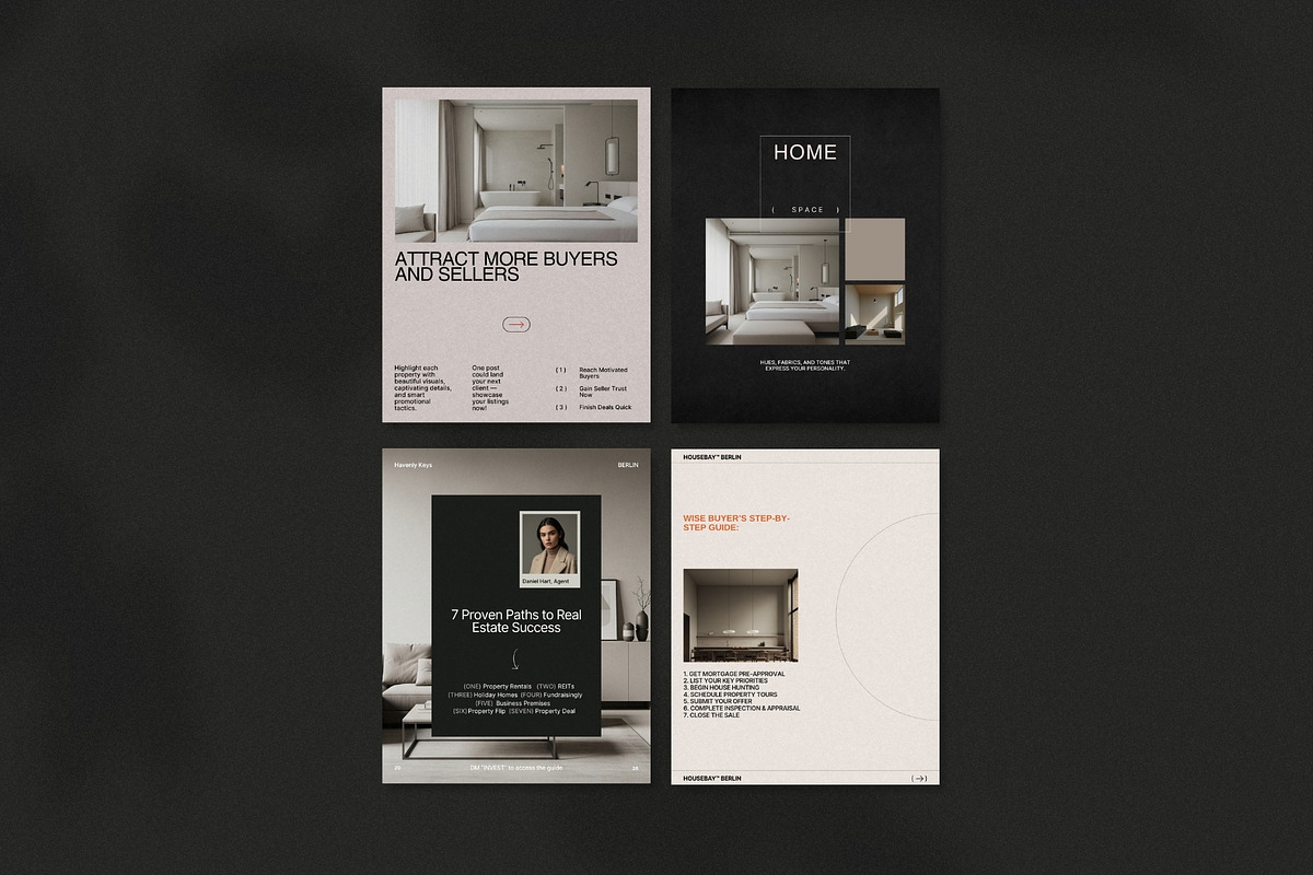 Real Estate Instagram Post Kit, a Social Media Template by Prapti Design (Photo 4 of 10)