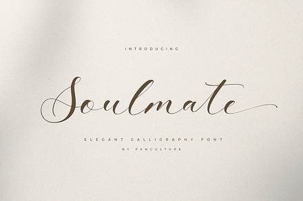 Soulmate - Elegant Calligraphy Font