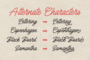 Bardian - Monoline Script, a Script Font by Letterhend Studio (Thumbnail 7 of 9)