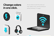 Studyum 3D icons, an Outline Icon by Goicons (Thumbnail 2 of 6)