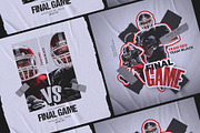 Football Sport Social Media Bundle, a Poster Template by Samtiv Studio (Thumbnail 4 of 5)
