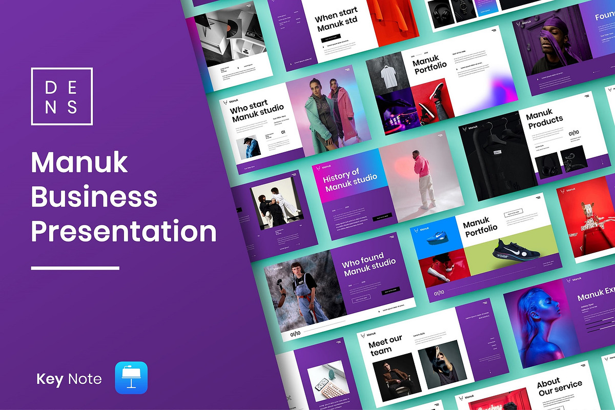 Manuk – Business Keynote Template, a Presentation Template by Dens Creative Studio (Photo 1 of 6)