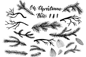 Christmas Procreate Stamp Brushes