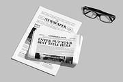 Newspaper Template, a Magazine Template by ContestDesign (Thumbnail 1 of 3)