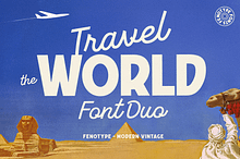 Travel The World -Font Duo