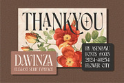 Davinza - Elegant Serif Font, a Serif Font by Asenbayu (Thumbnail 14 of 14)