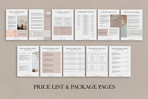 Services & Pricing Template JANE