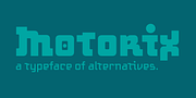 Motorix, a Sans Serif Font by Ampersand Type Foundry (Thumbnail 1 of 13)