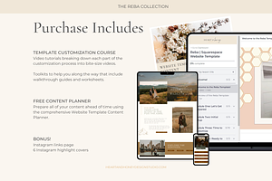 Squarespace Template Reba