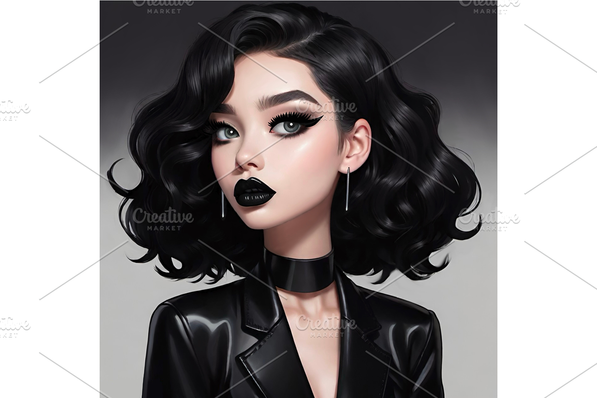 Beautiful bright girls portrait, a Person Illustration by MarisoArt (Photo 7 of 13)