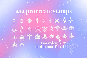 210 Procreate Finger Tattoo Stamps