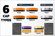5lb Whey Protein Jar Mockup A1-Pro, a Packaging Mockup by Design Warlord (Thumbnail 4 of 16)