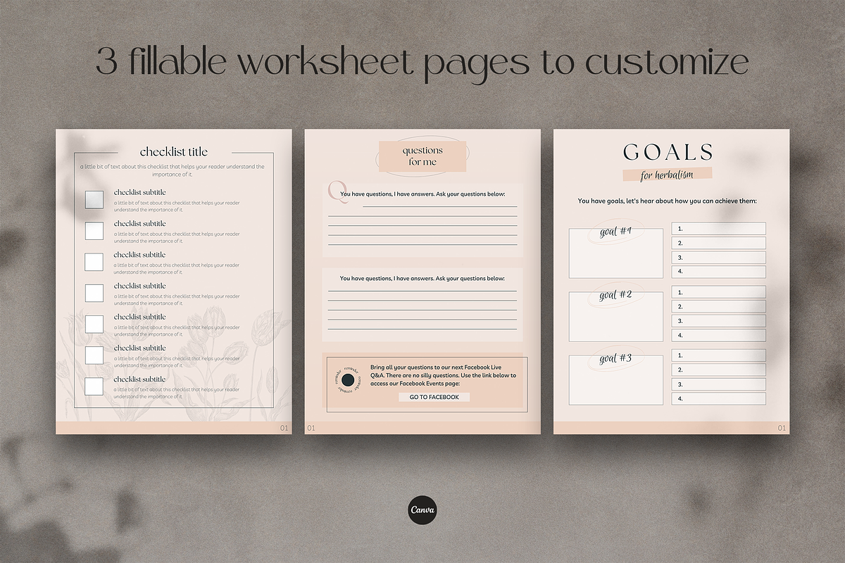 Canva Herbalist Recipe Book Template, a Marketing Template by Made by Melody (Photo 11 of 17)