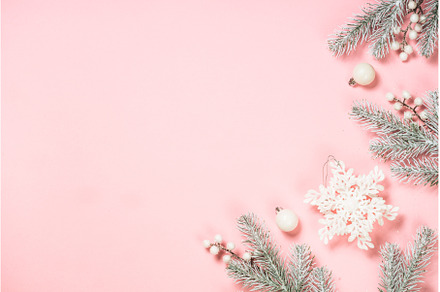Christmas decorations at pink, a Holiday Photo by Nadia-nb