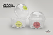 Dome Lid Cupcake Container Mockup, a Cups & Container Mockup by INCDesign (Thumbnail 5 of 7)